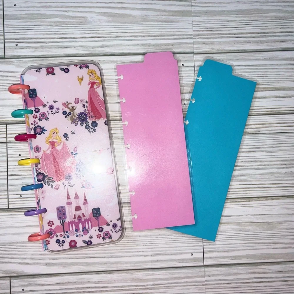 Happy planner skinny mini size weekly layout Disney Princess Aurora